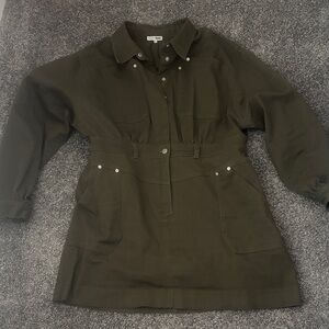 Fashion Nova Olive Green Dress